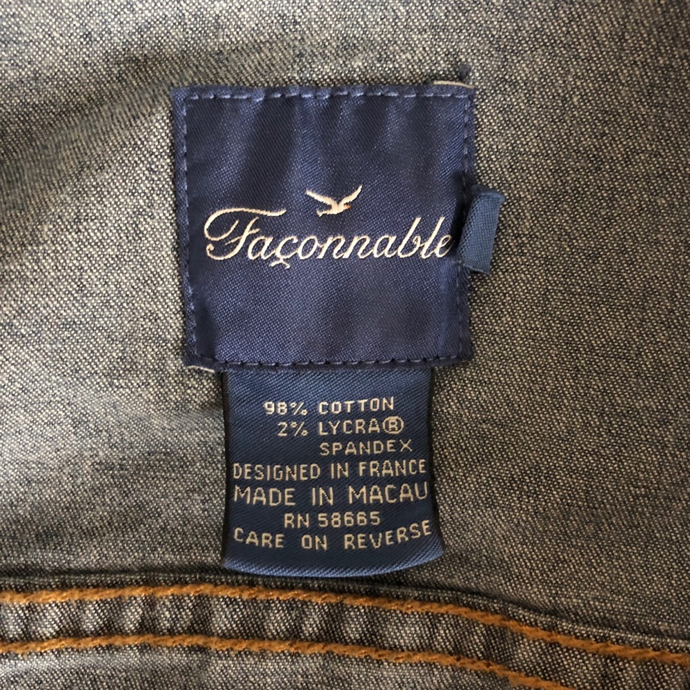 EUC Facconable Jean Jacket (XS) - Picture 3 of 6